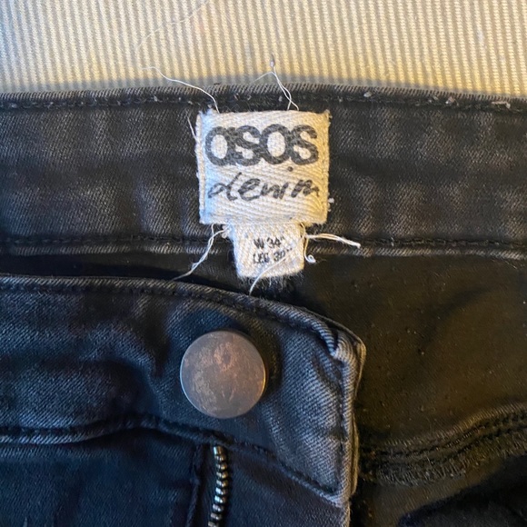 Asos black ripped 34 jeans - Picture 4 of 4